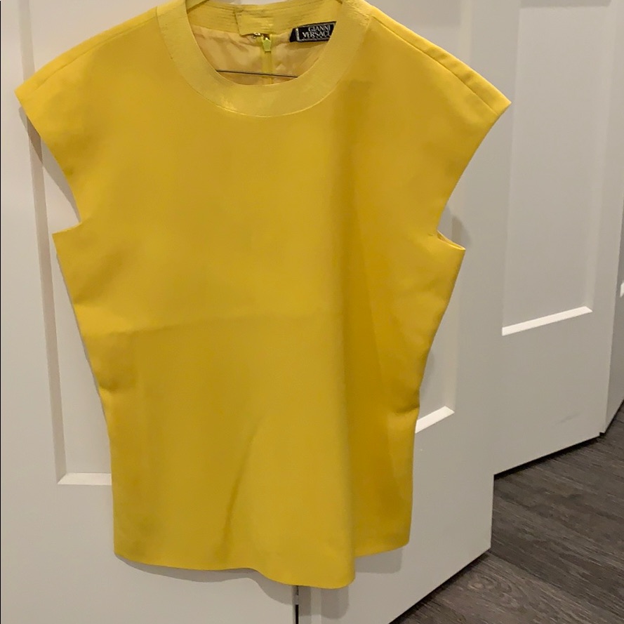 Gianni Versace Yellow Blouse Gianni Versace Yellow Blouse
